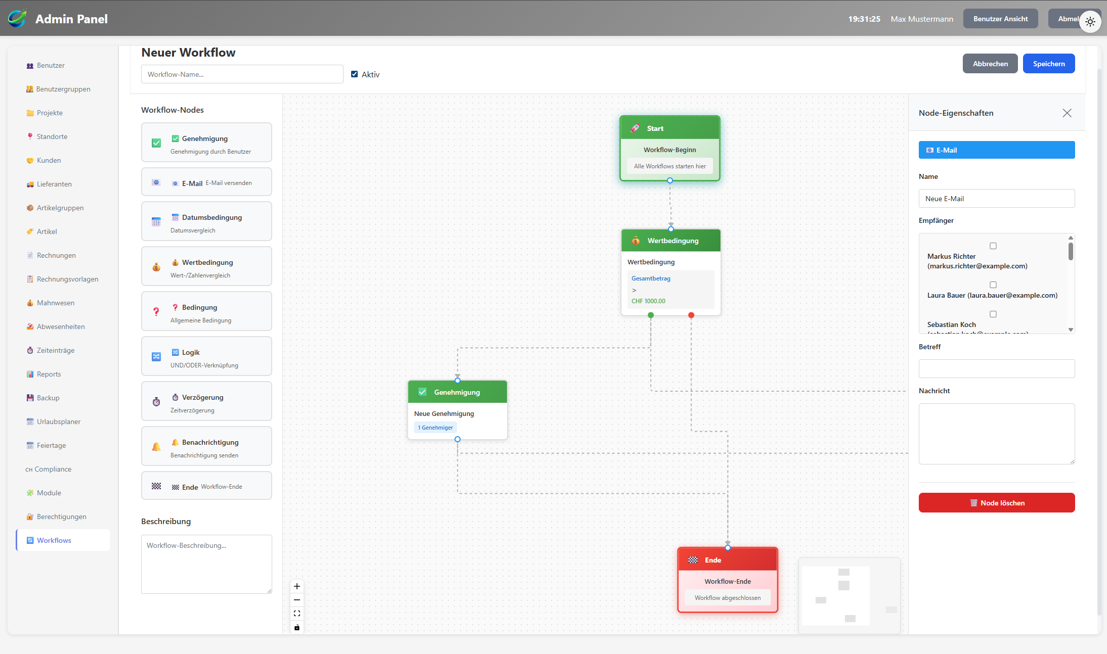 Workflow Editor